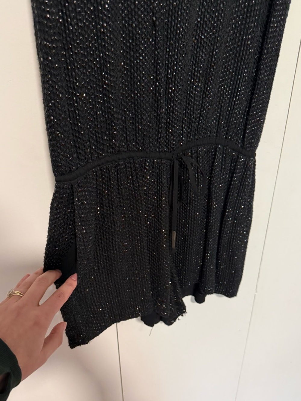 MLV Black Ursula Beaded Romper size small - Picture 4 of 4
